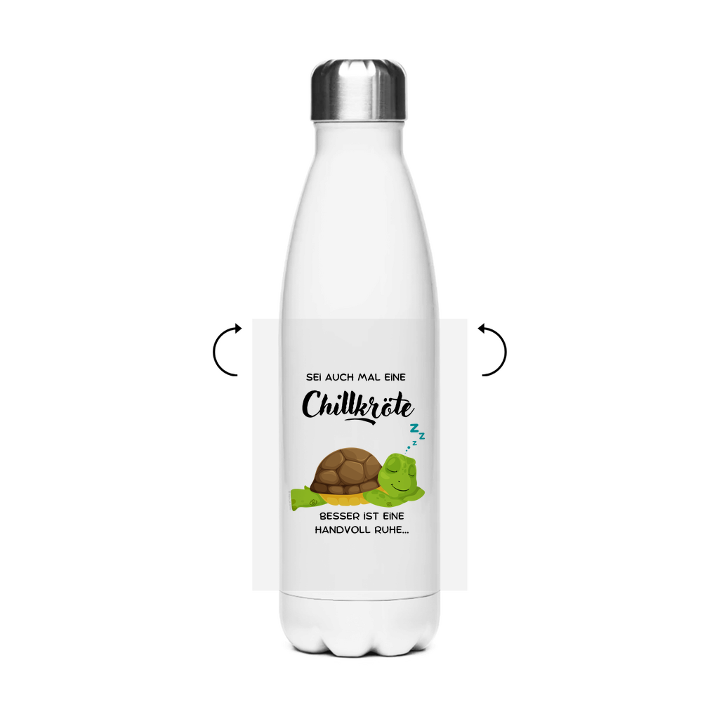 Chillkröte - JW Edelstahl-Thermoflasche - 7 Farben