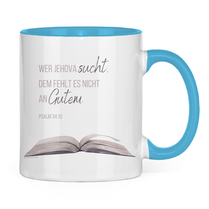 Best Day Ever - JW Tasse zur Taufe - Personalisierbar - 12 Farben