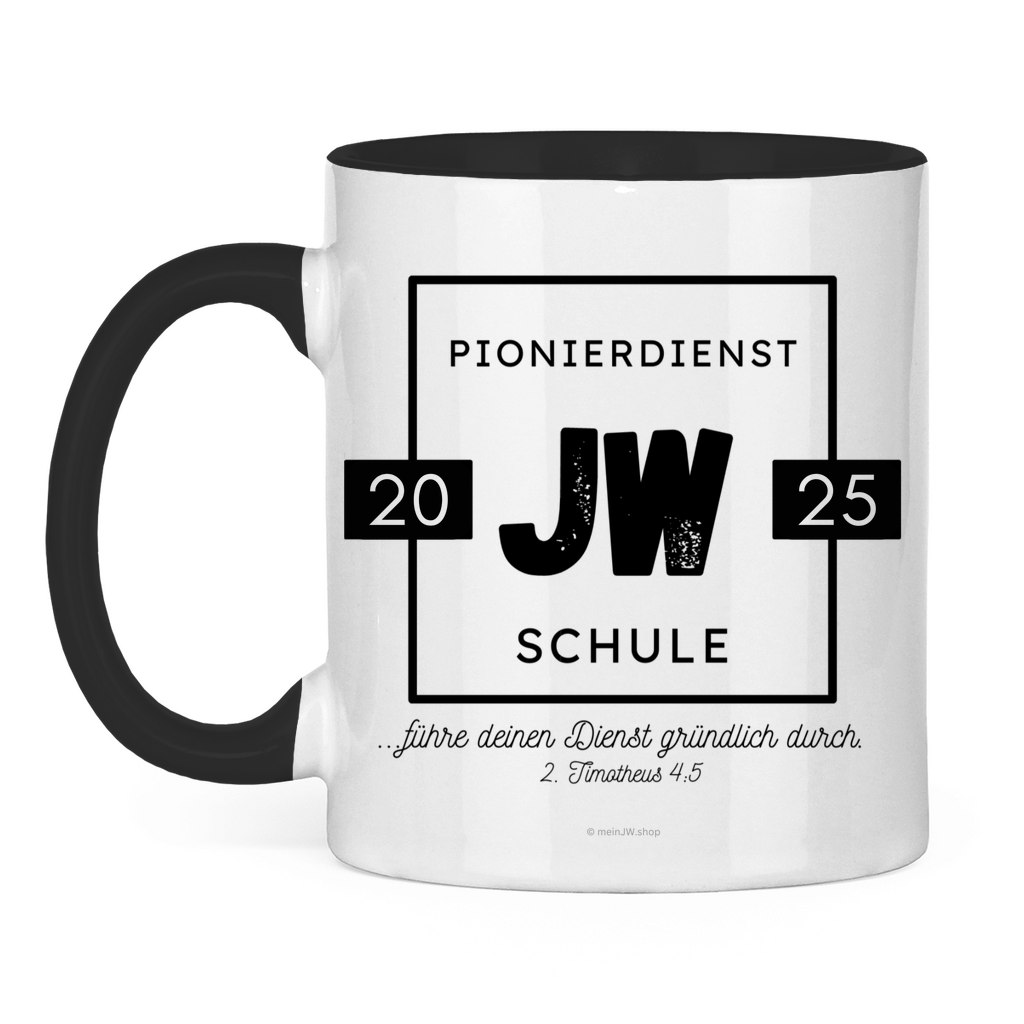 Pionierdienstschule 2025 - JW Tasse - 12 Farben