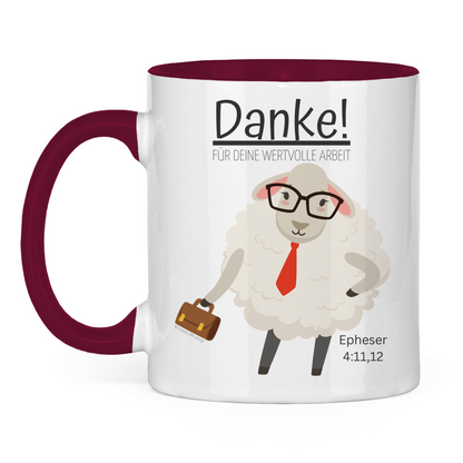 Danke für deine wertvolle Arbeit - JW Tasse - 12 Farben