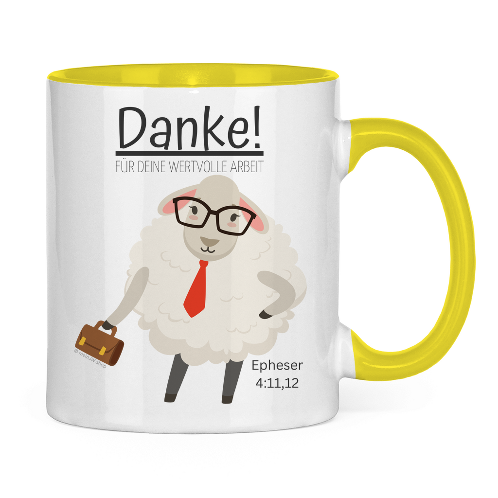 Danke für deine wertvolle Arbeit - JW Tasse - 12 Farben