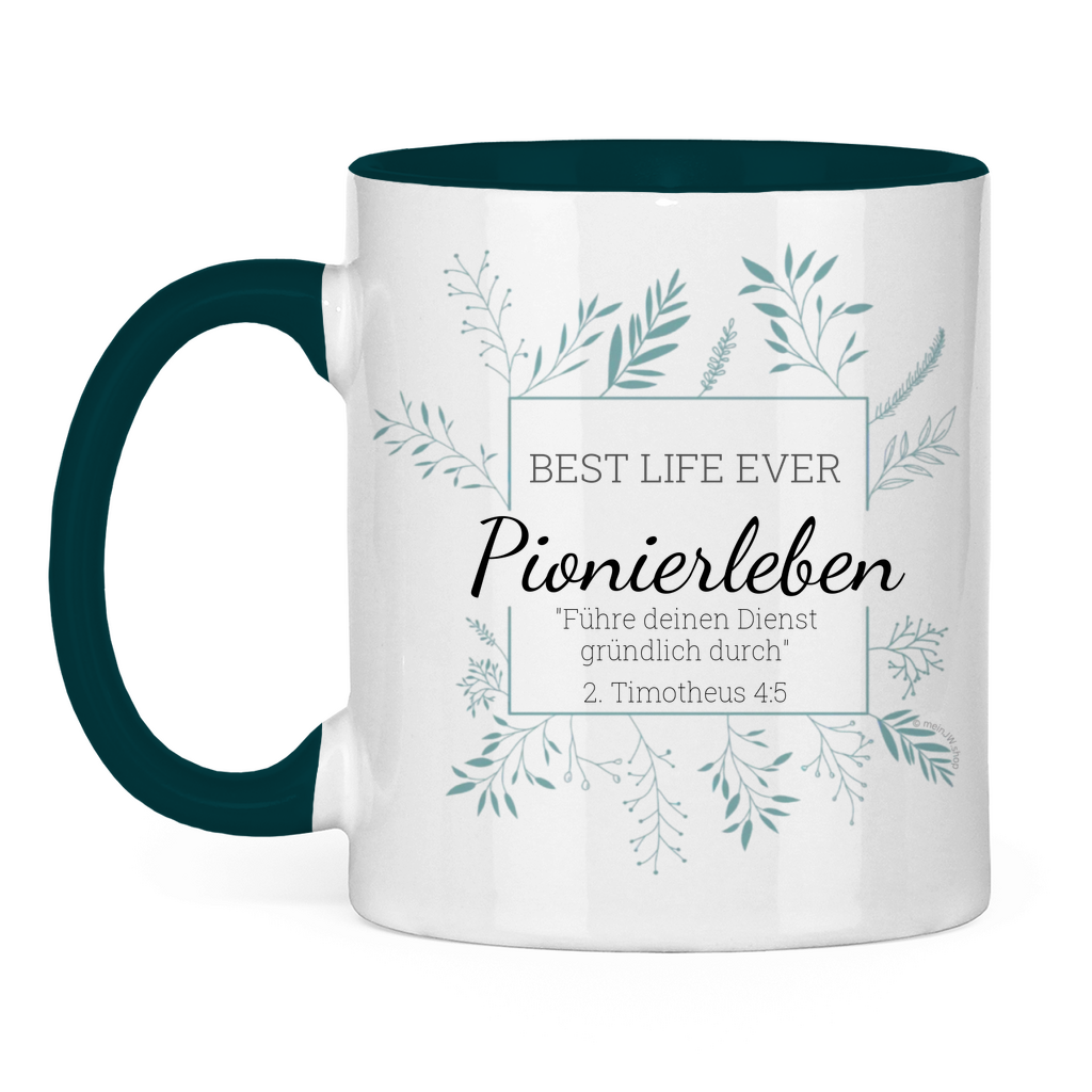 Pionierleben Tasse - JW Tasse Geschenk - Personalisierbar