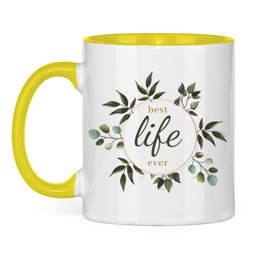 Best Life Ever - JW Tasse Geschenk -  12 Farben