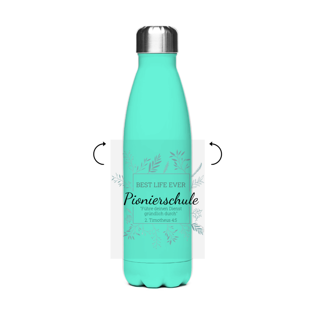 Pionierschule - Best Life Ever - JW Edelstahl-Thermoflasche - Personalisierbar