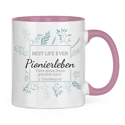 Pionierleben Tasse - JW Tasse Geschenk - Personalisierbar
