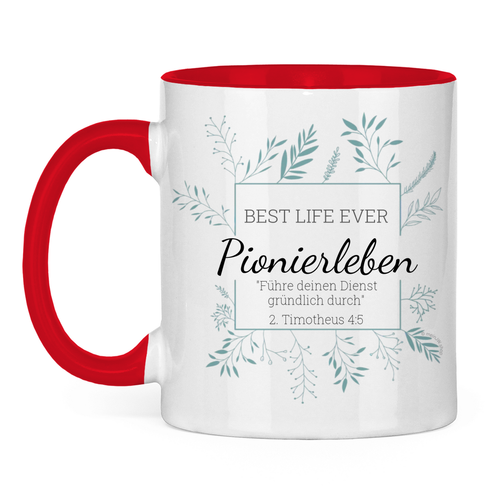 Pionierleben Tasse - JW Tasse Geschenk - Personalisierbar