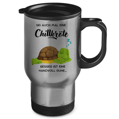 Chillkröte - JW Edelstahl-Thermobecher - 2 Farben