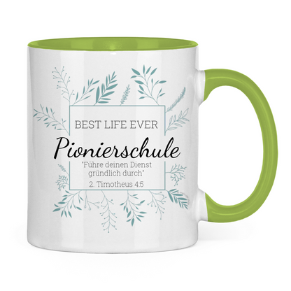 Pionierschule Tasse - JW Geschenk - Personalisierbar