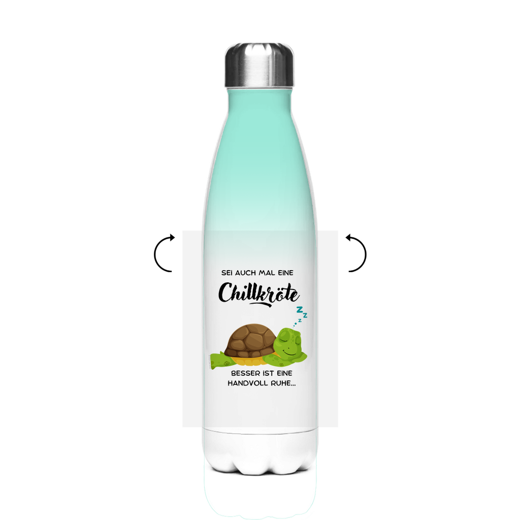 Chillkröte - JW Edelstahl-Thermoflasche - 7 Farben