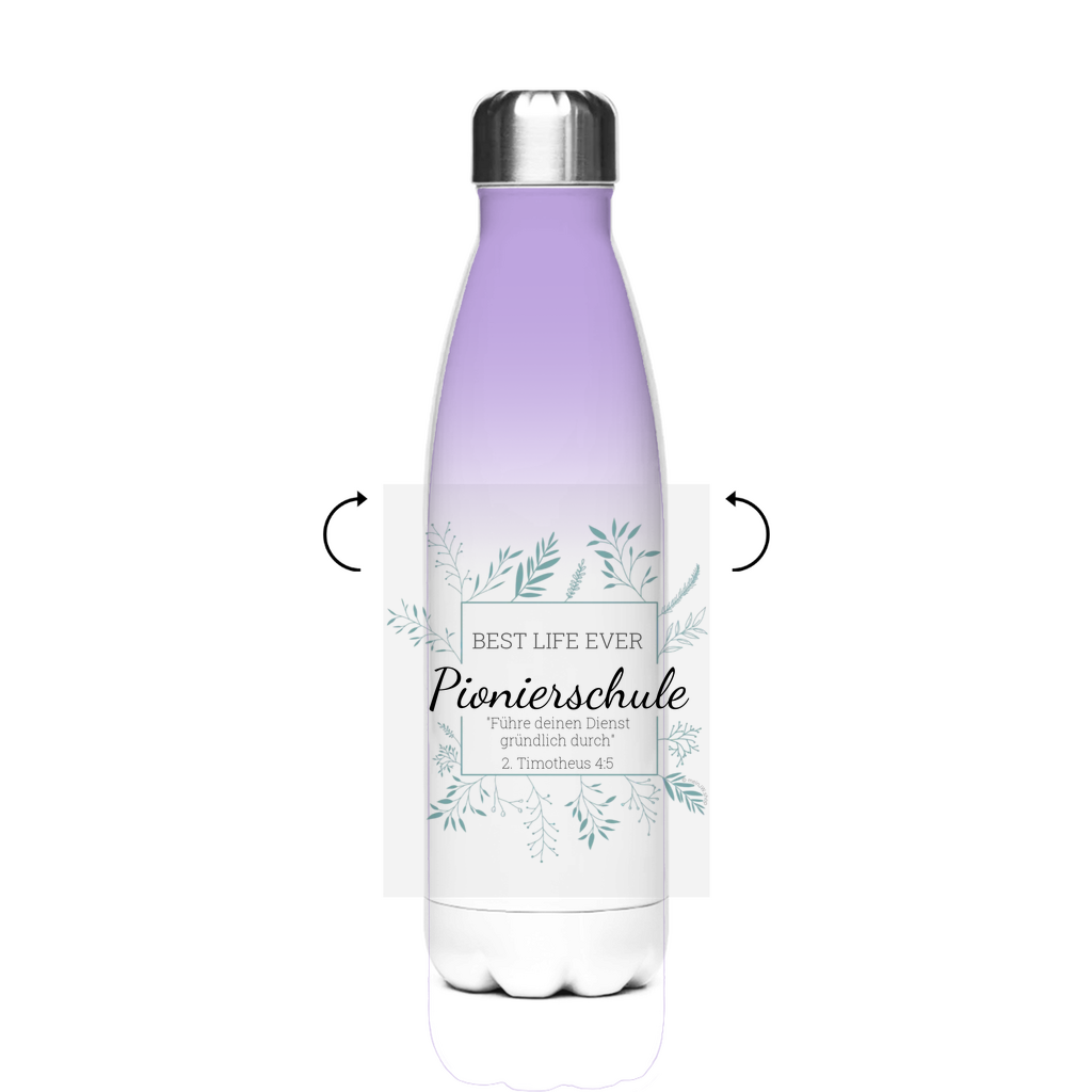 Pionierschule - Best Life Ever - JW Edelstahl-Thermoflasche - Personalisierbar