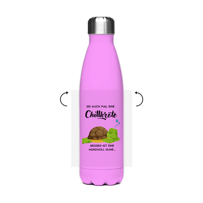 Chillkröte - JW Edelstahl-Thermoflasche - 7 Farben