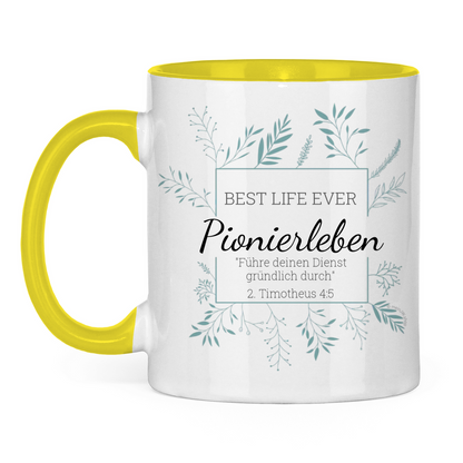 Pionierleben Tasse - JW Tasse Geschenk - Personalisierbar