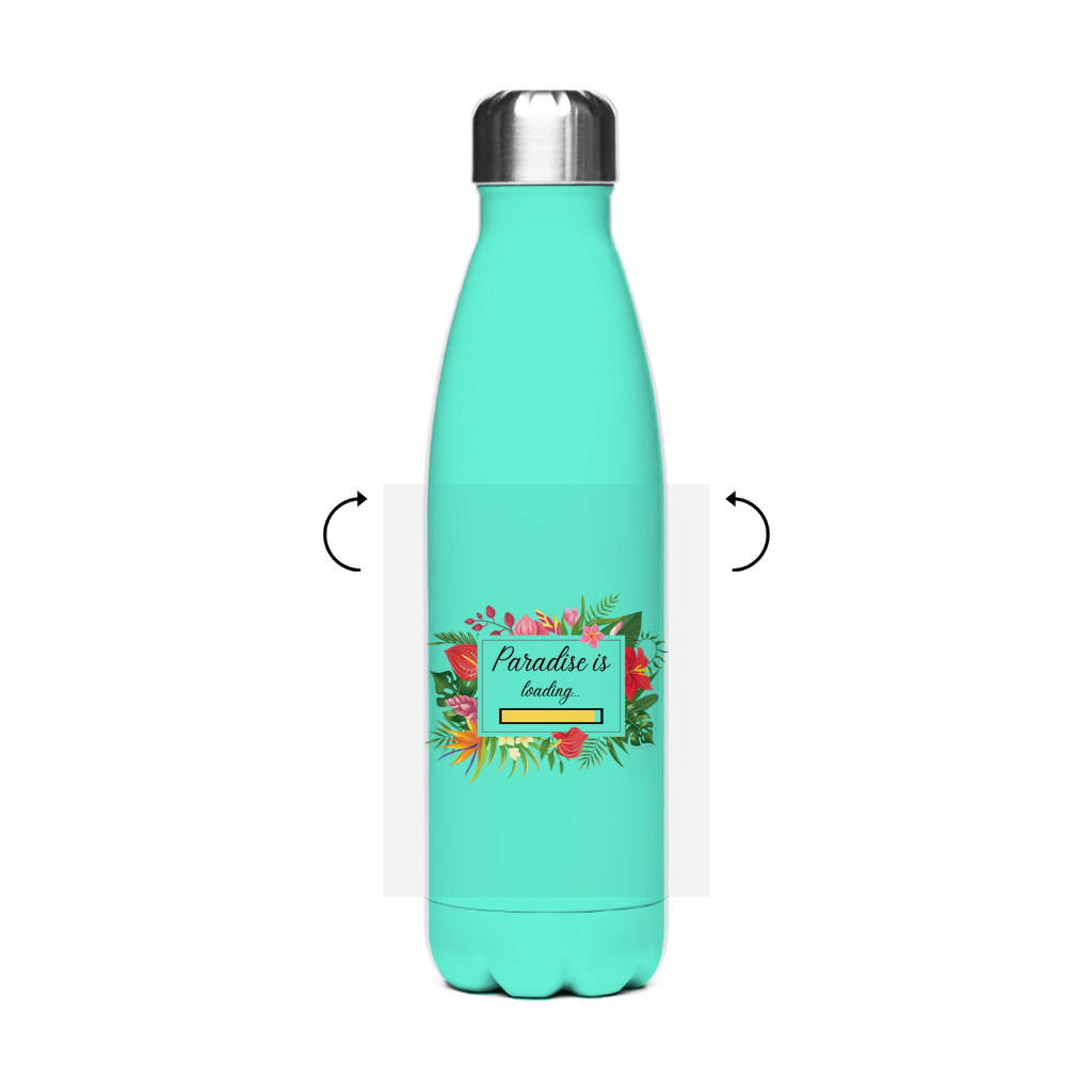 Paradies is loading - JW Edelstahl-Thermoflasche - 7 Farben