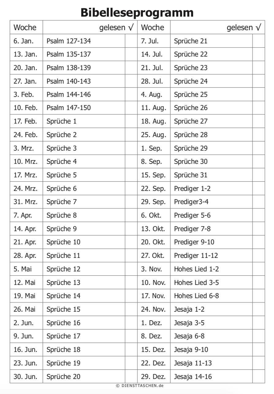 JW Taschen-Kalender für Jahr 2025