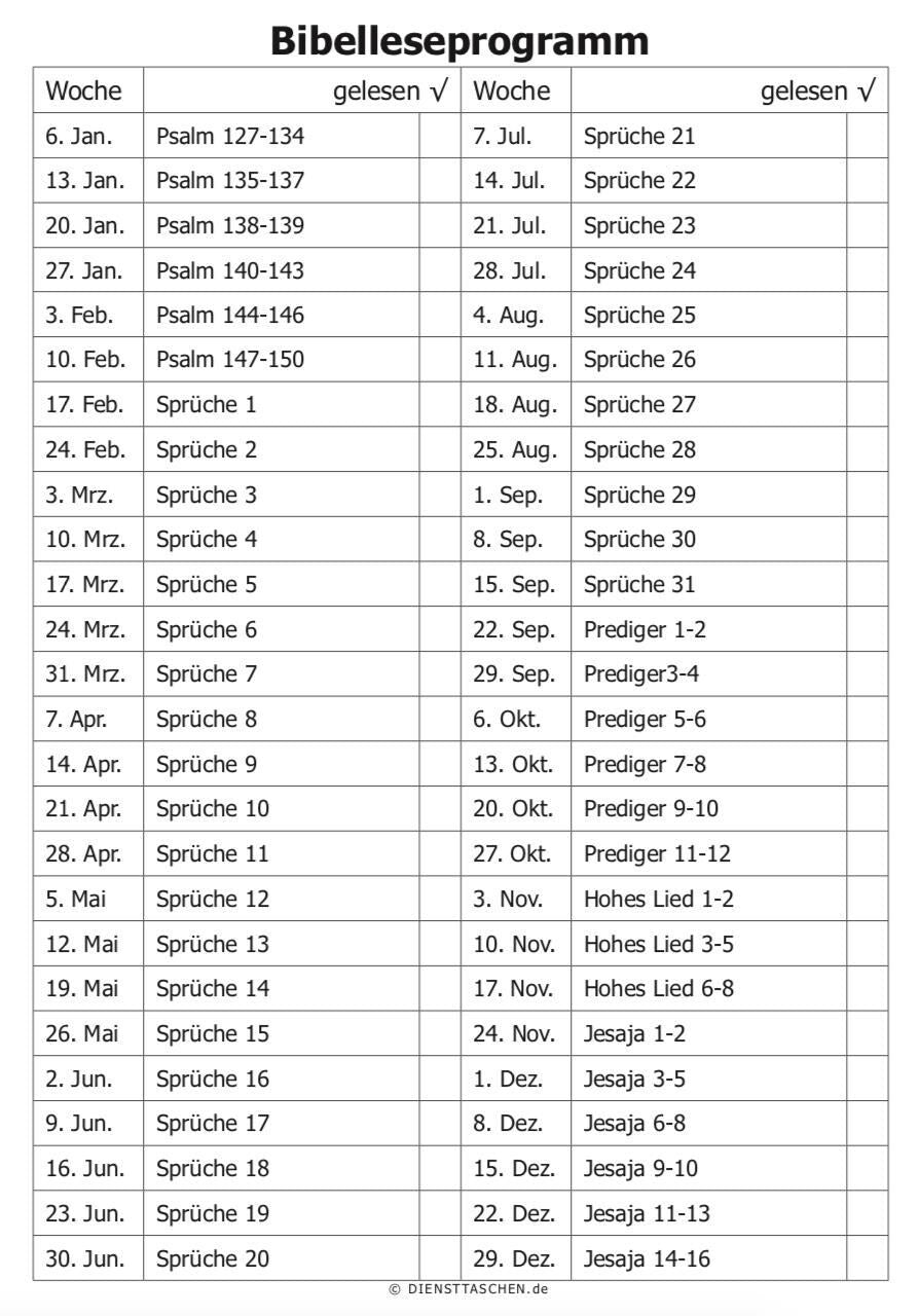 JW Taschen-Kalender für Jahr 2025