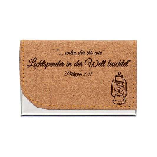 JW Kontaktkarten Etui - Lichtspender - Personalisierbar