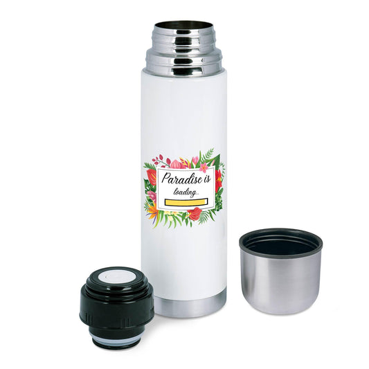 Edelstahl Thermoskanne mit Becher - Paradise loading