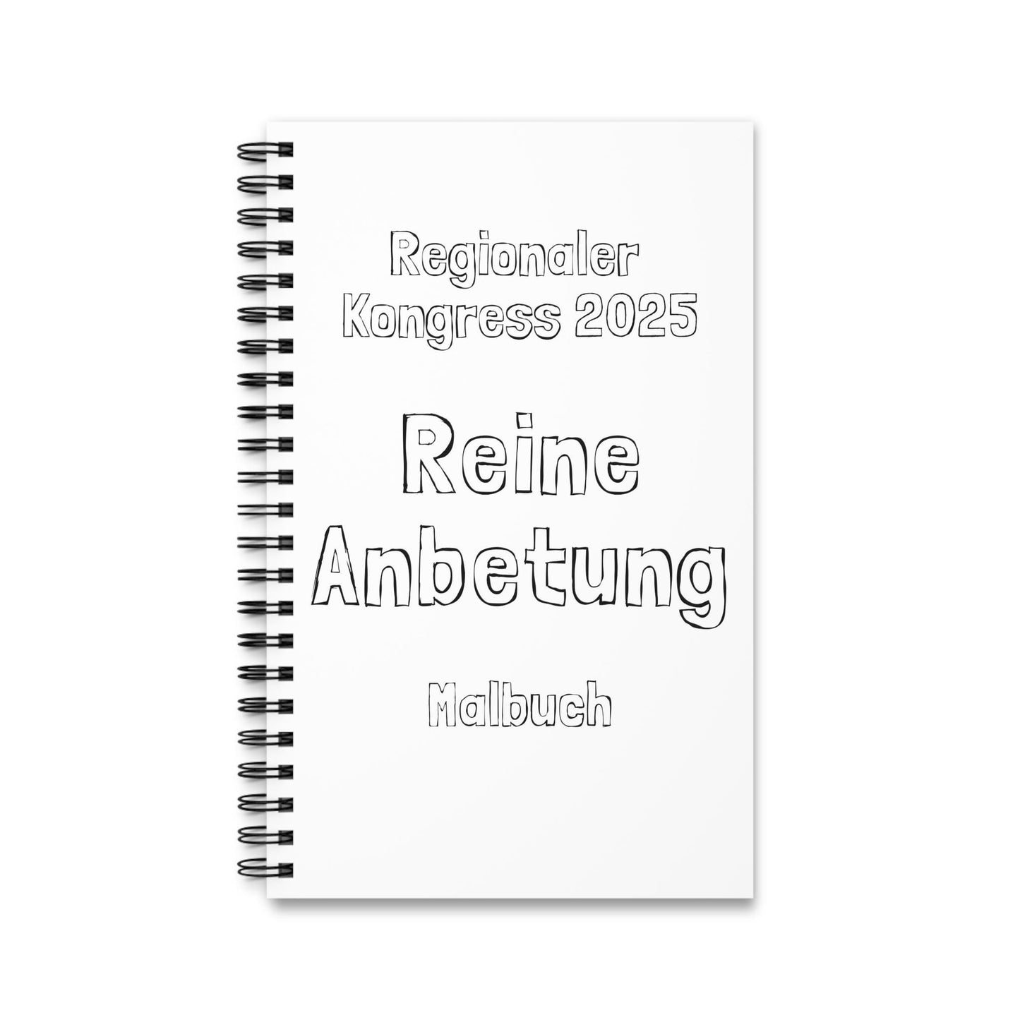 Kinder-Malbuch - Regionaler Kongress 2025 - Reine Anbetung