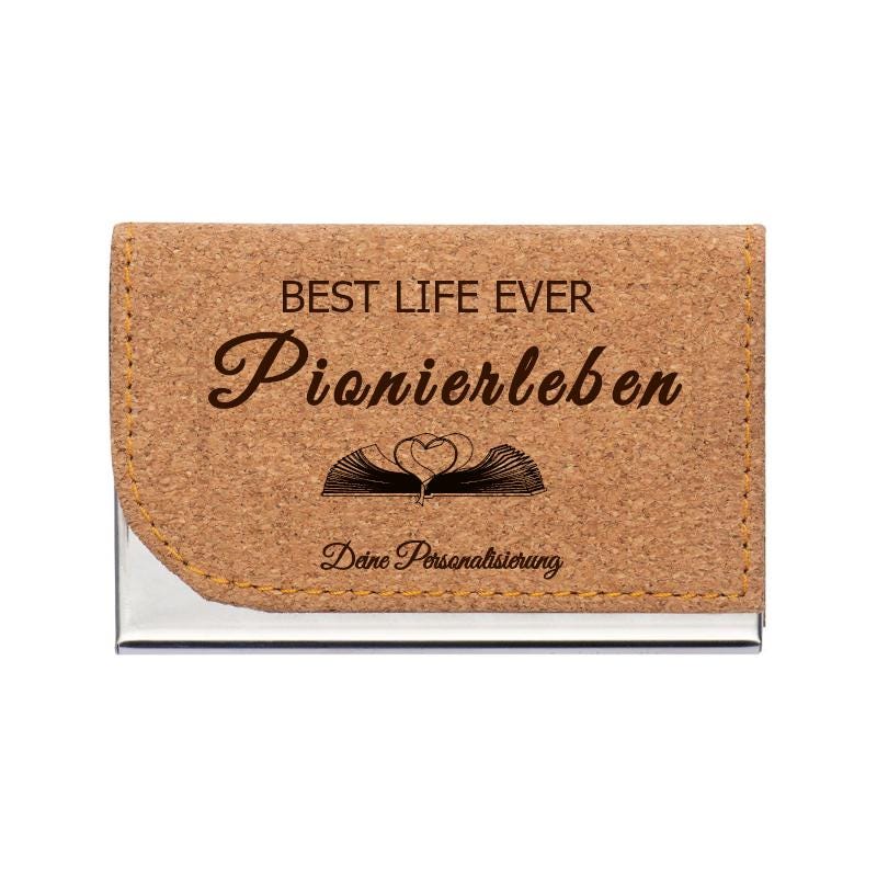 JW Kontaktkarten Etui - Pionierleben - Personalisierbar