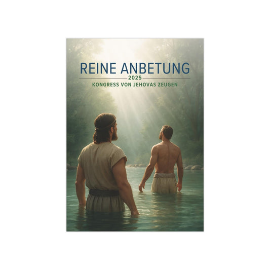5 Postkarten zum Kongress 2025 - Reine Anbetung