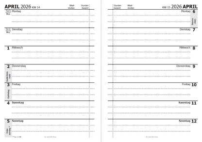 JW Taschen-Kalender für Dienstjahr 2025-2026