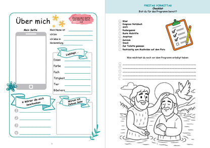 Kinder-Notizbuch - Regionaler Kongress 2025 - Reine Anbetung