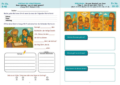 Kinder-Notizbuch - Regionaler Kongress 2025 - Reine Anbetung