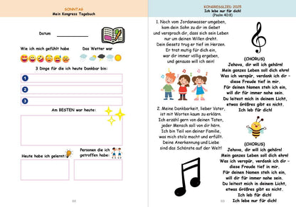 Kinder-Notizbuch - Regionaler Kongress 2025 - Reine Anbetung