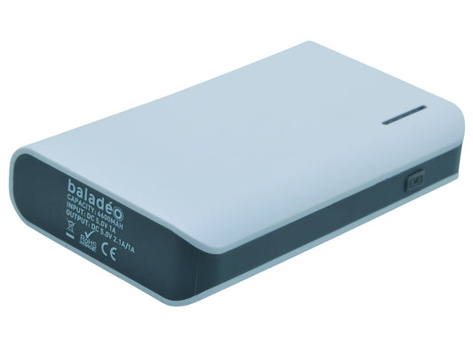 Baladeo Powerbank Nomade S 6600 - Akku Energiespeicher mit Ladeanzeiger