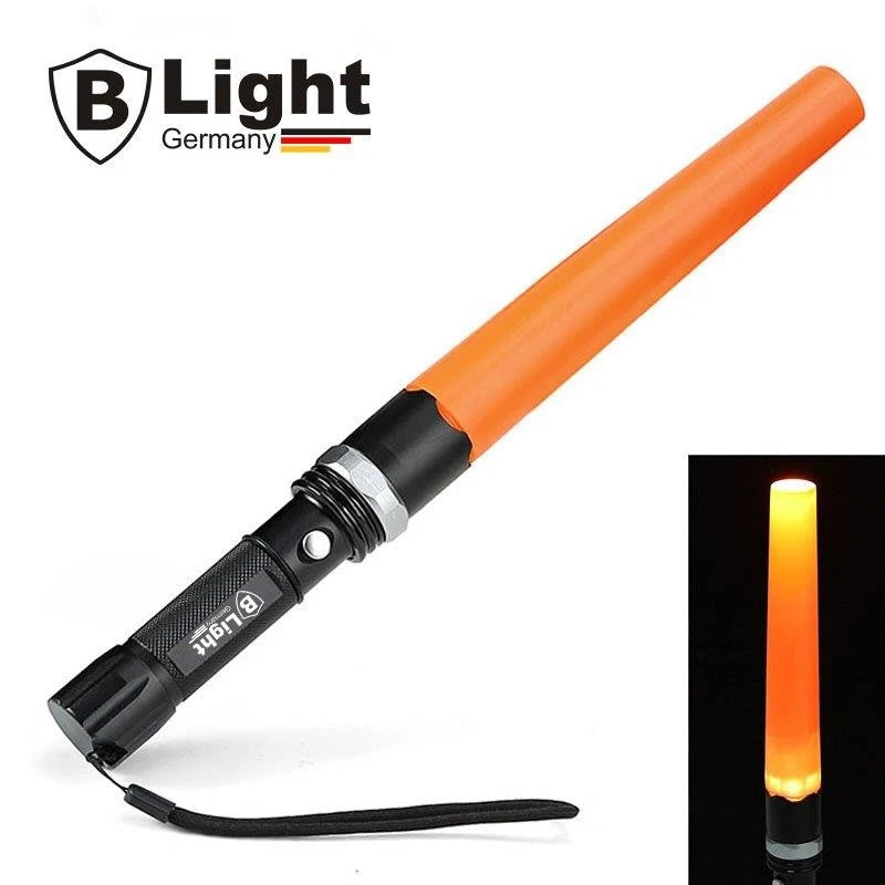 LED Akku Power Taschenlampe mit SOS Fackel