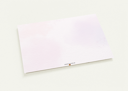 Postkarte zur Taufe - Alles Liebe (Lila)