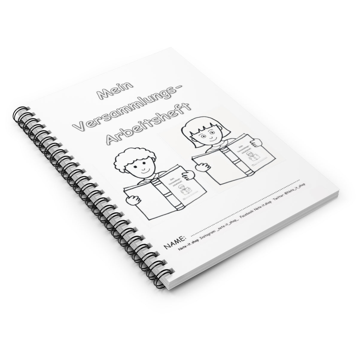 Mein Versammlungs-Arbeitsheft (Kinder Malbuch)