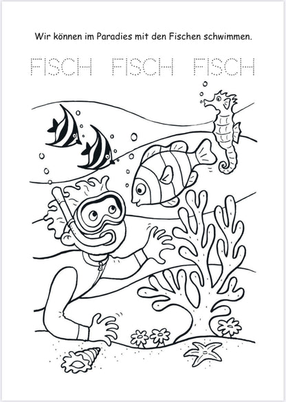 Mein Versammlungs-Arbeitsheft (Kinder Malbuch)